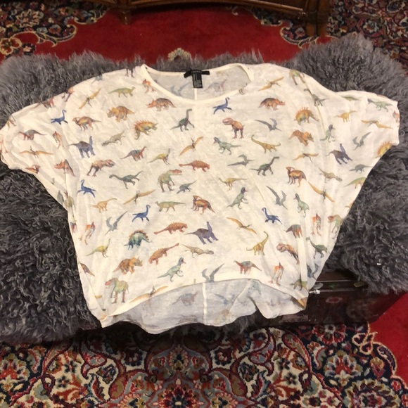 Dinosaur Print Summer T-Shirt - Picture 1 of 4